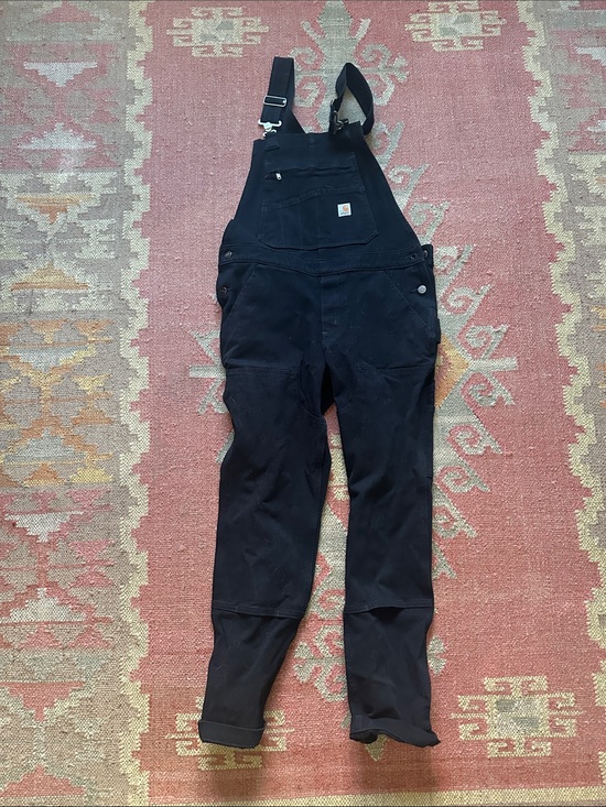 Carhartt Pants - Carhartt Black Women's Duck Bib Overalls with Adjustable Straps - relaxed fit